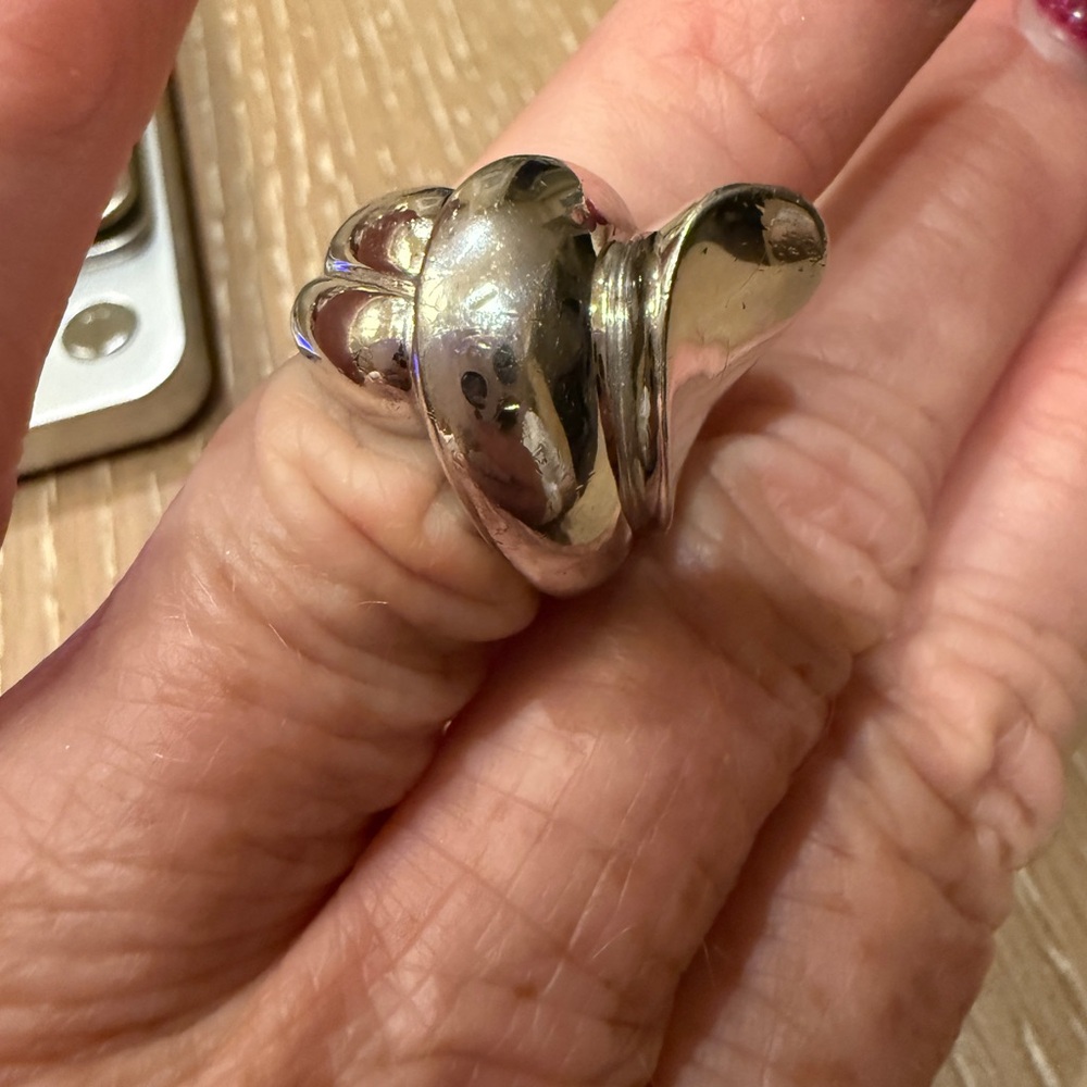 Sterling Silver 925, Solid, Comfortable, Size 5 1… - image 1